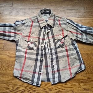 Burberry button down shirt